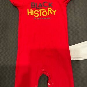 Red Bodysuit - Black History in the Making